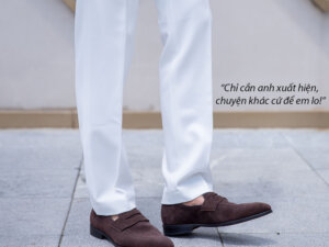 Giày lười da lộn nam đẹp Penny Loafer L2014 003