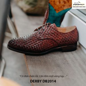 Giày tây nam cột dây đan xen Derby DB2014 004