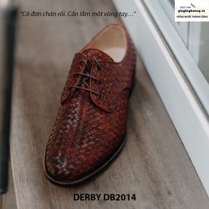Giày tây nam cột dây đan xen Derby DB2014 002