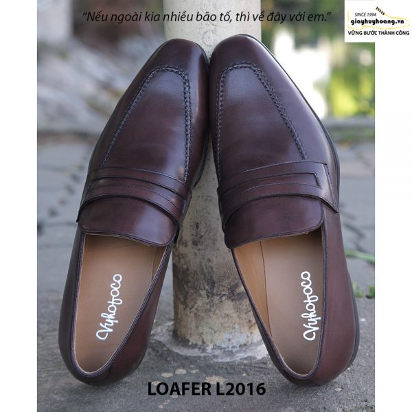 Giày lười nam da bò Loafer L2016 002