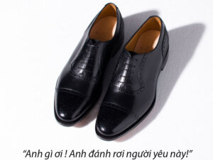 Giày tây da nam buộc dây Oxford Brogues O2021 008