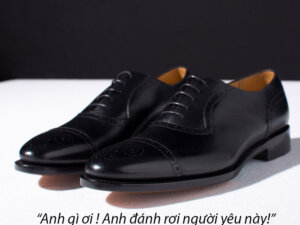 Giày tây da nam buộc dây Oxford Brogues O2021 006