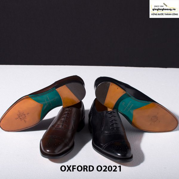 Giày tây da nam buộc dây Oxford Brogues O2021 002