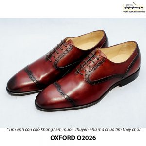 Giày Oxford nam da xịn O2026 006