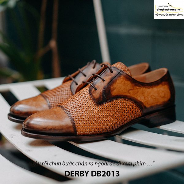 Giày tây nam cột dây đẹp Derby DB2013 004
