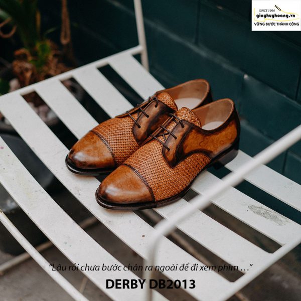 Giày tây nam cột dây đẹp Derby DB2013 002