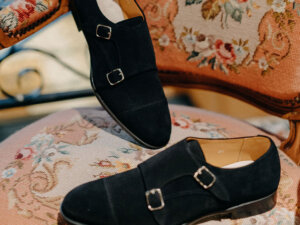 Giày nam công sở Monkstrap da lộn MT2014 001