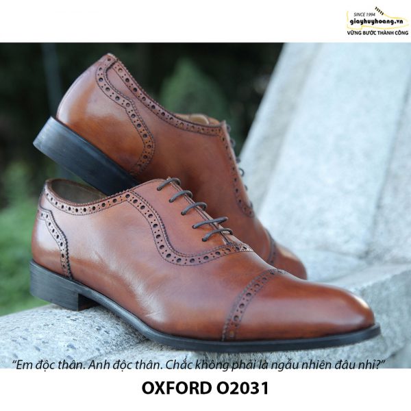 Giày tây nam Oxford O2031 đặt đóng 003