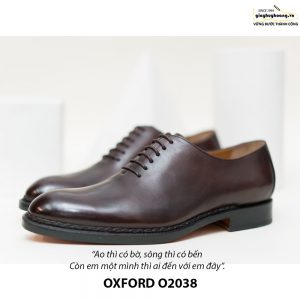 Giày tây Oxford Wholecut đơn giản O2038 005