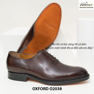 Giày tây Oxford Wholecut đơn giản O2038 003