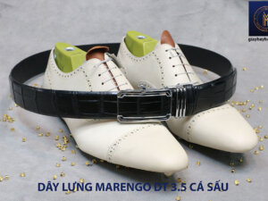 Dây nịt thắt lưng nam da cá sấu Marengo 005
