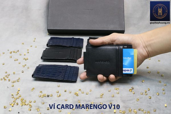 Ví kẹp tiền đựng danh thiếp ATM Marengo V10 001