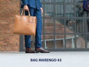 Cặp xách da bò nam cao cấp Marengo 43 004