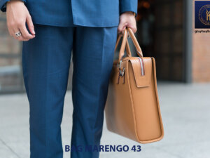 Cặp xách da bò nam cao cấp Marengo 43 003