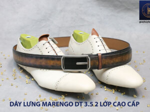 Dây nịt thắt lưng rút tay nam đầu tăng 2 lớp Marengo 0011