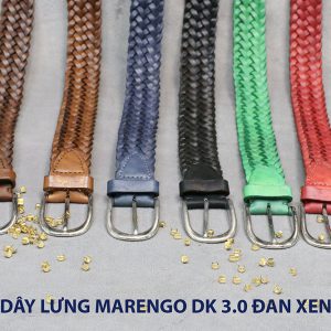 Dây nịt thắt lưng nam da đan xen Marengo 3-3.5cm 003