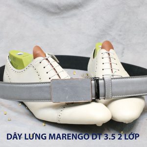 bán dây nịt thắt lưng nam 2 lớp da bò cao cấp Marengo 0013
