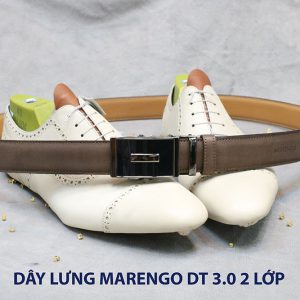 bán dây nịt thắt lưng nam 2 lớp da bò cao cấp Marengo 005