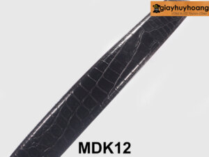 Dây nịt thắt lưng nam da cá sấu cao cấp khóa kim MDK12 003