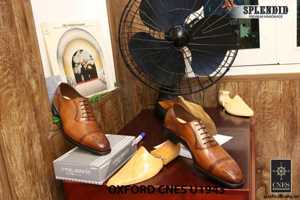 [Outlet] Giày da nam buộc dây Oxford CNES U1943 size 44 003