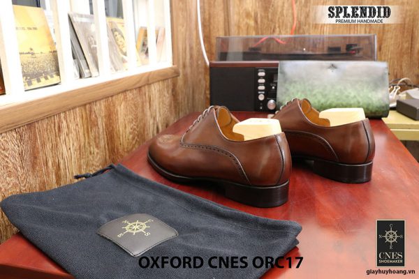[Outlet] Giày da nam đẹp Oxford CNES ORC29 size 41 005