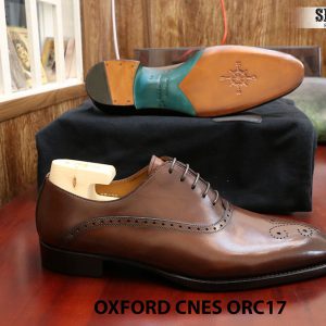 [Outlet] Giày da nam đẹp Oxford CNES ORC29 size 41 004
