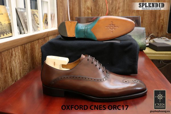 [Outlet] Giày da nam đẹp Oxford CNES ORC29 size 41 004