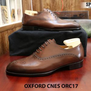 [Outlet] Giày da nam đẹp Oxford CNES ORC29 size 41 002