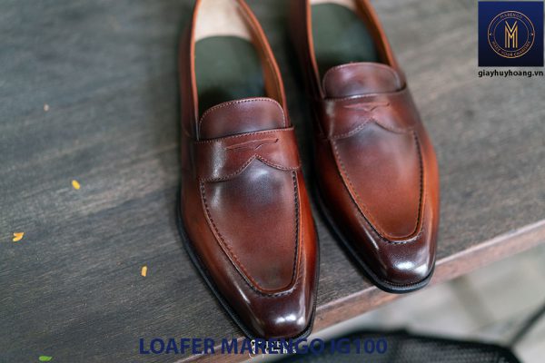 Giày tây lười nam không dây Marengo IG100 002