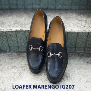 Giày lười nam không dây loafer marengo IG207 001
