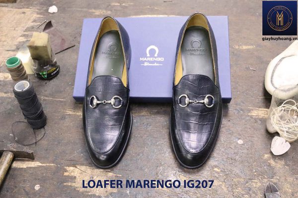 Giày lười nam không dây loafer marengo IG207 005