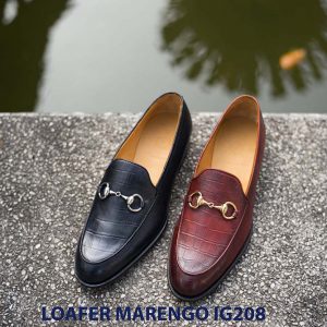 Giày nam không dây loafer Marengo IG208 006