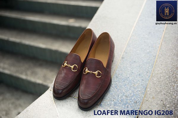 Giày nam không dây loafer Marengo IG208 001