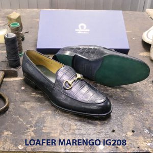 Giày nam không dây loafer Marengo IG208 003