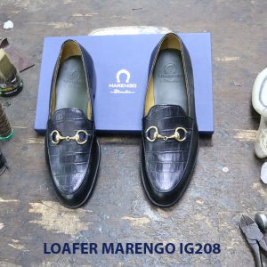 Giày nam không dây loafer Marengo IG208 002