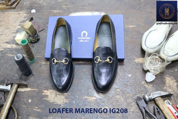 Giày nam không dây loafer Marengo IG208 002