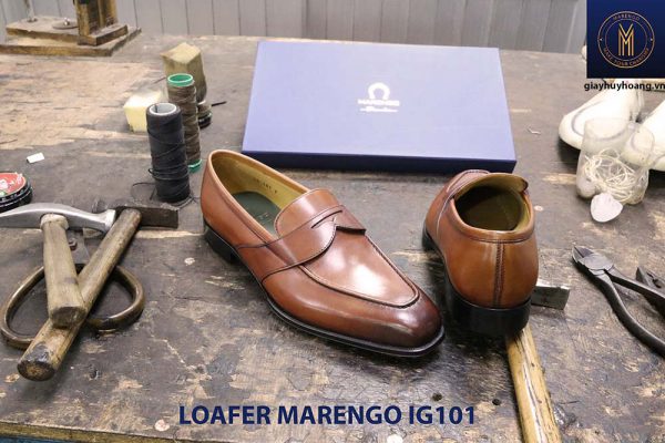 Giày lười nam da bò loafer Marengo IG101 003