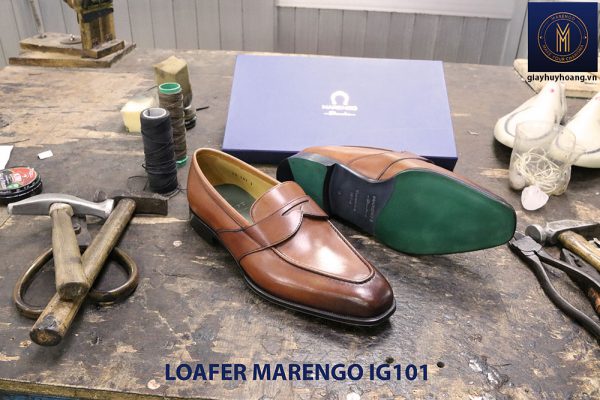 Giày lười nam da bò loafer Marengo IG101 002