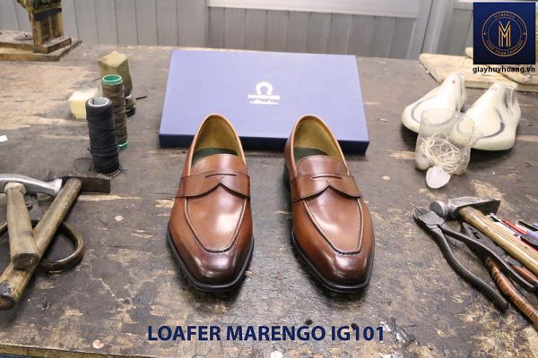 Giày lười nam da bò loafer Marengo IG101 001