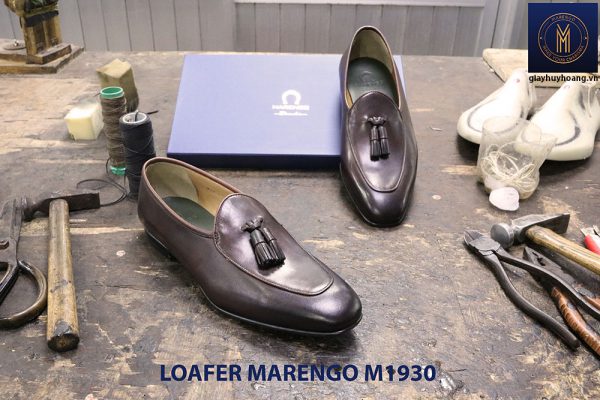 Giày lười đế da Tassel Loafer Marengo M1930 007
