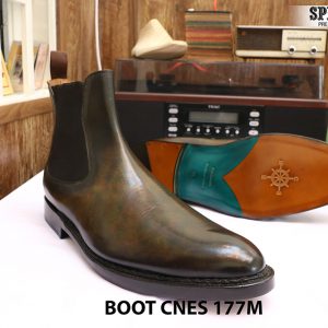 Giày da nam cổ cao Boot CNES 177M size 46 004