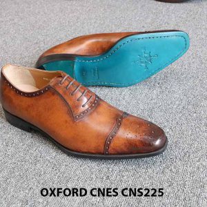 Giày tây nam da đẹp Oxford CNES CNS225 018