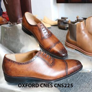 Giày tây nam da đẹp Oxford CNES CNS225 017