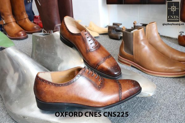 Giày tây nam da đẹp Oxford CNES CNS225 017