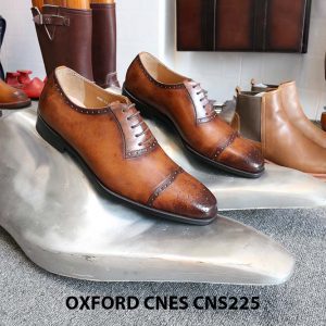 Giày tây nam da đẹp Oxford CNES CNS225 016