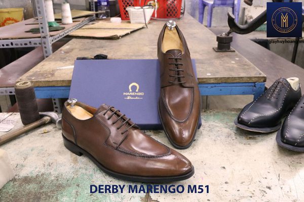 Giày da nam buộc dây Derby Marengo M51 004