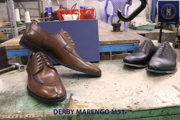 Giày da nam buộc dây Derby Marengo M51 003
