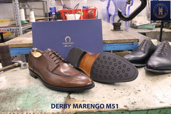 Giày da nam buộc dây Derby Marengo M51 002