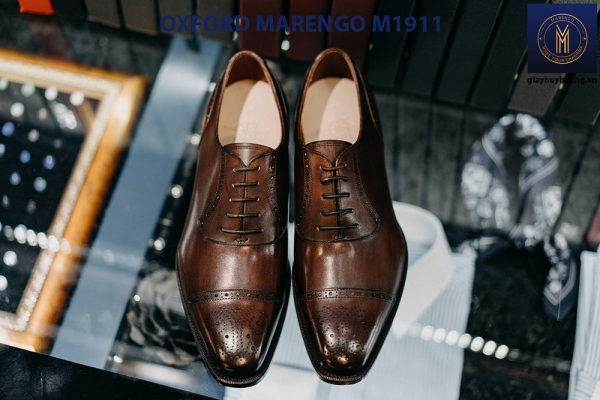 Giày tây nam đế da Oxford Marengo M1911 002