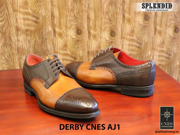 [Outlet] Giày da nam cao cấp Derby CNES AJ1 size 43 005
